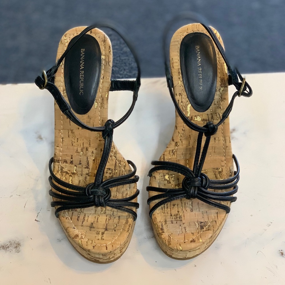 Black and Cork wedge